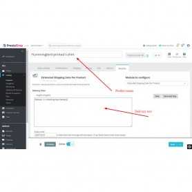 Estimated Shipping Date Per Product Module PrestaShop