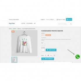 WhatsApp Kontakt - Live Chat Pro-modul PrestaShop