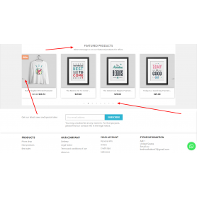 Featured Products - Carousel and Responsive