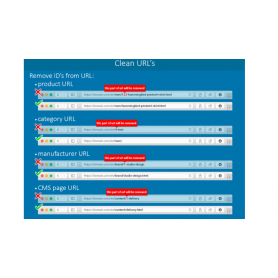SEO Clean URL & Remove IDs & Language Prefix