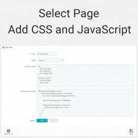 Add jQuery Custom CSS and JS
