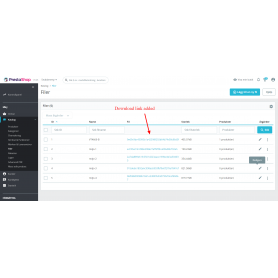 Prestashop Attachment Téléchargement direct Lien ajouté - Fichier de produit