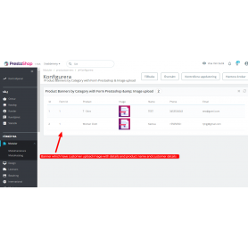 Product Banners with Form Prestashop & Upload Image