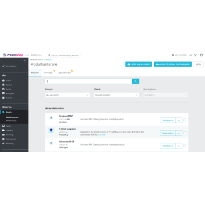 Prestashop  -Product info download  PDF