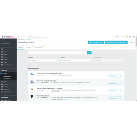 Champs d'ajout de commandes et de clients dans le back-office Prestashop