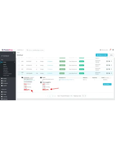 Numéro de téléphone manquant prestashop facture à l'adresse de livraison copie