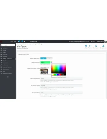 Historique de Prestashop Change Custom - Ultimate