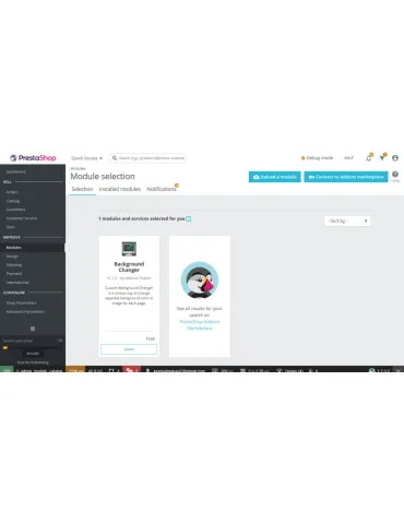 Prestashop Background Changer Custom - Ultimate
