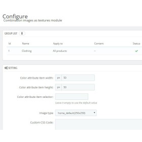 Prestashsop Select Combination and images changed