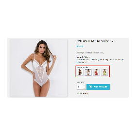 Prestashsop Select Combination and images changed
