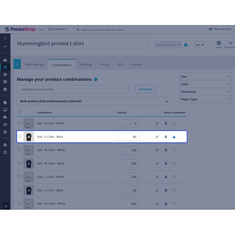 Prestashop Automatically Combination Change Default When Out of Stock Prestashop Automatically Combination Change Default When Out of Stock
