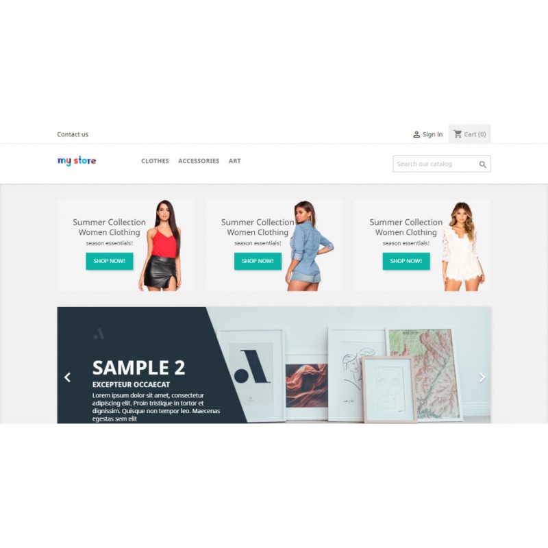 Prestashop Ultimate Banners & Gallery banners - Responsive Prestashop Ultimate Banners & Gallery banners - Responsive