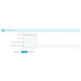 Prestashop Order amount Limits by group or country
