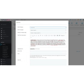 Prestashop Extra Category Description with Banners - SEO