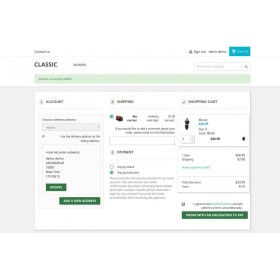 Prestashop One Page Checkout - Responsive