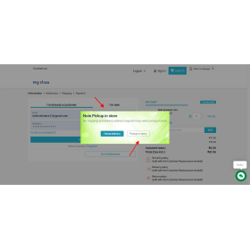 Pickup in store and no delivery address filI Prestashop