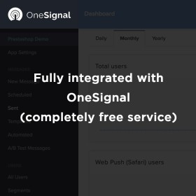 Prestashop OneSignal - Browser Push Notifications + Cart Reminder