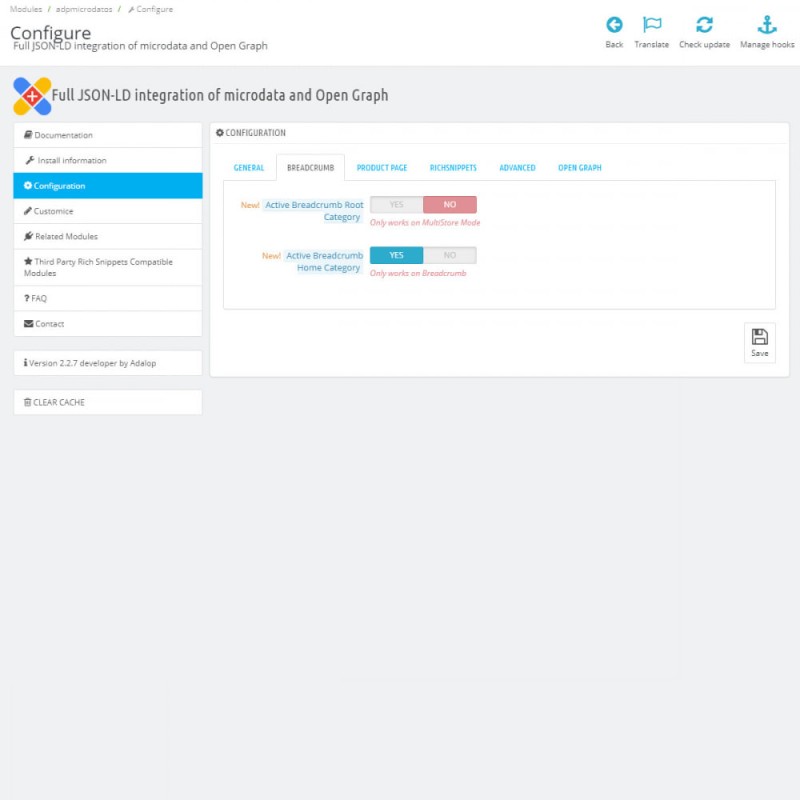 Prestashop Automatic Rich Snippets JSON-LD Integration - SEO Prestashop Automatic Rich Snippets JSON-LD Integration - SEO